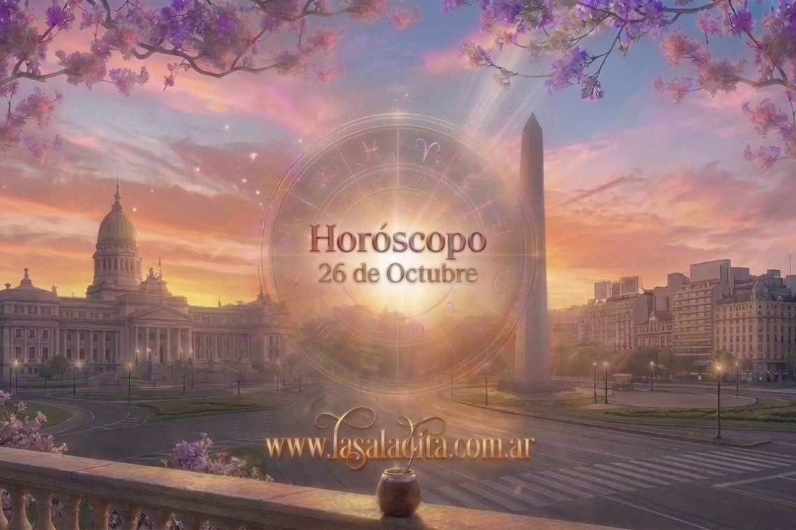 Horóscopo de hoy, lunes 26 de octubre de 2026: las predicciones para los 12 signos del zodíaco. avellaneda